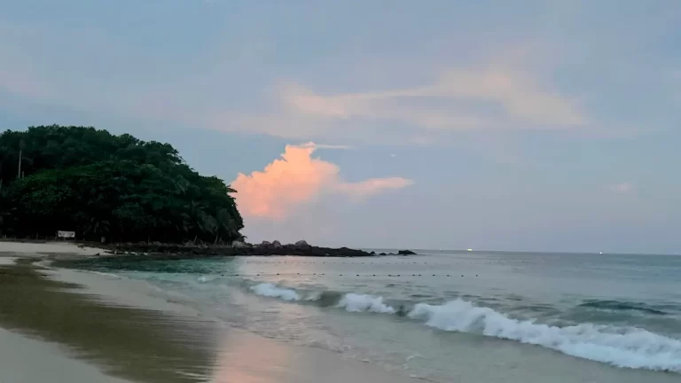 Quiet morning atmosphere at Freedom Beach near Patong Beach in Phuket